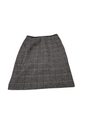 TALBOTS Pencil Skirt Womens 10P skirt - black , white and pop of pink with trim